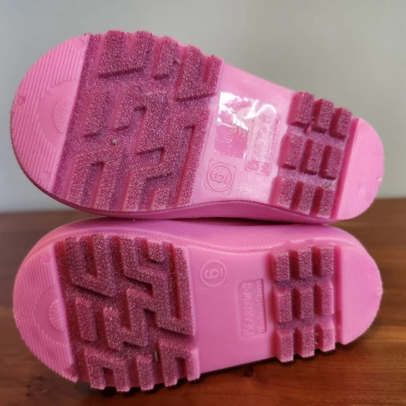 Bearpaw Bright Pink Kids Rain Boots - Picture 5 of 5